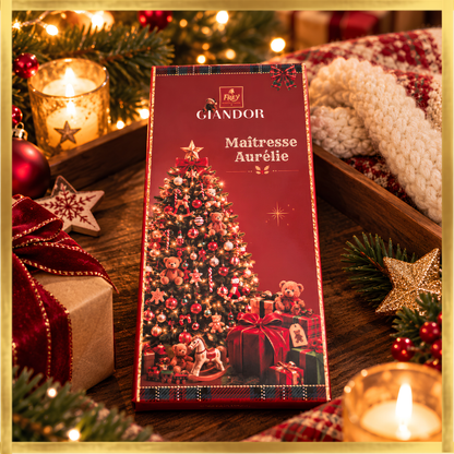 PLAQUE DE CHOCOLAT personnalisée de Noël