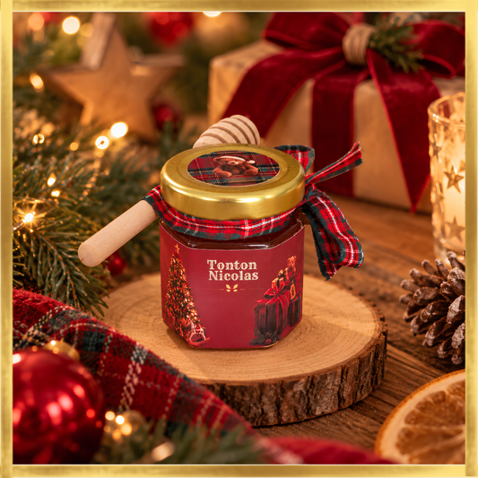 POT DE MIEL personnalisé de Noël