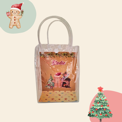 Un sac cadeau personnalisé pour Noël. Idée cadeau de Noël pour homme et femme. 
