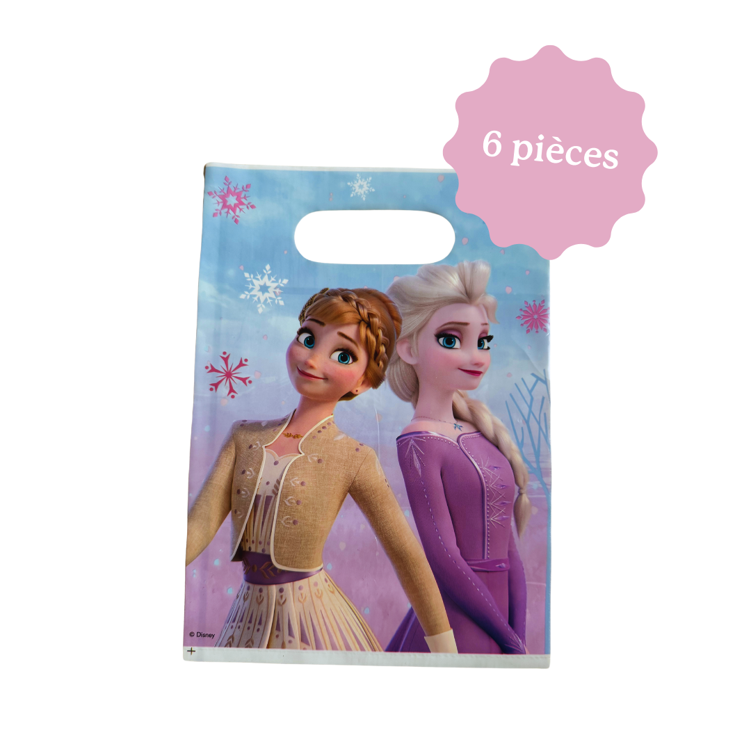 Sachets cadeaux La Reine des neiges Disney pour anniversaire d'enfant 