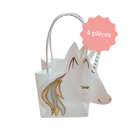 sachets cadeaux licorne pour anniversaire 