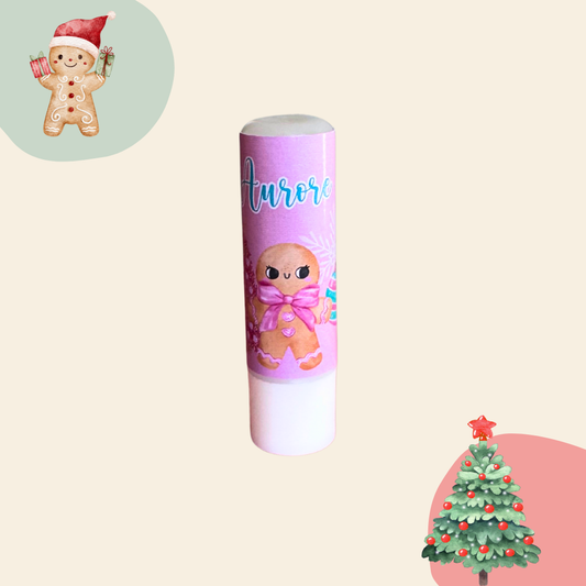 Stick à lèvres personnalisé de Noël