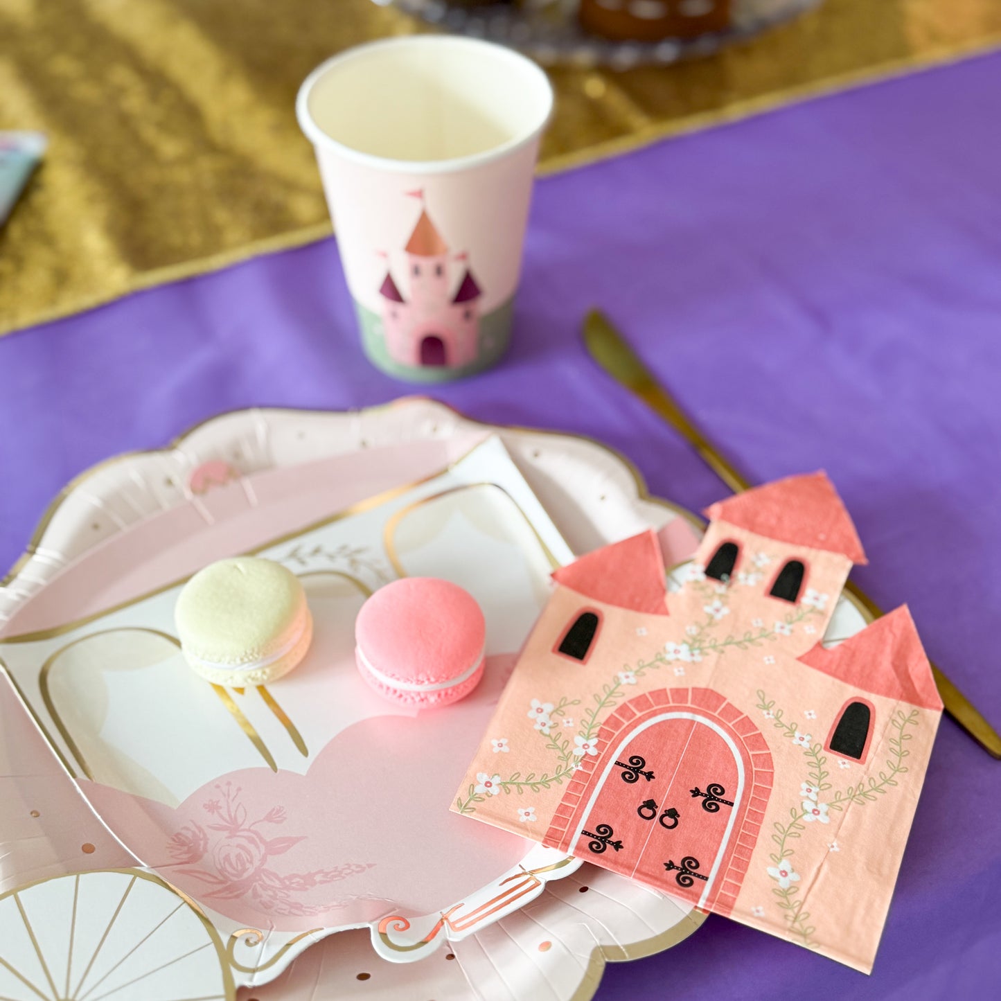 Décoration de table princesse pour anniversaire d'enfants